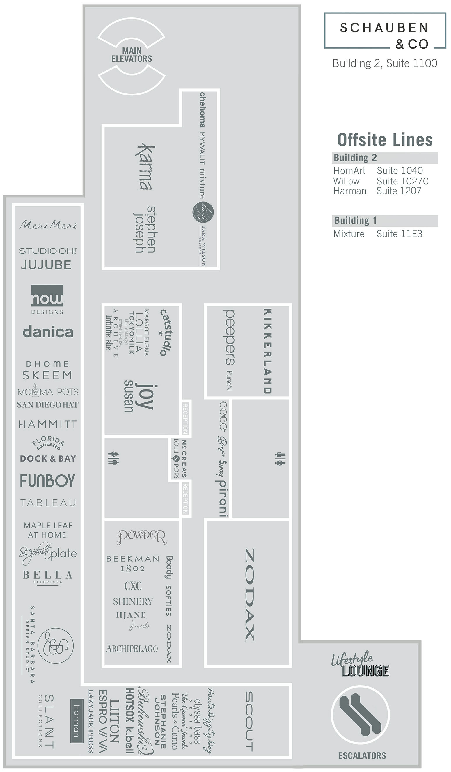 Showroom Map